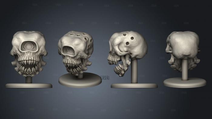Lich Horror 3d stl for CNC