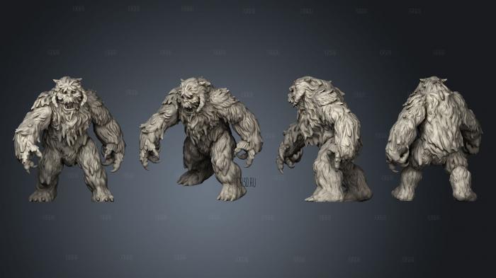 Master The Yeti 3d stl for CNC