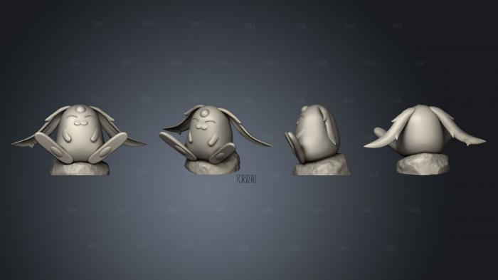 Mokona Modoki 3d stl for CNC