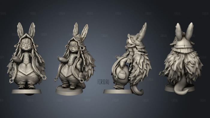 Nanachi split in parts version 001 3d stl for CNC