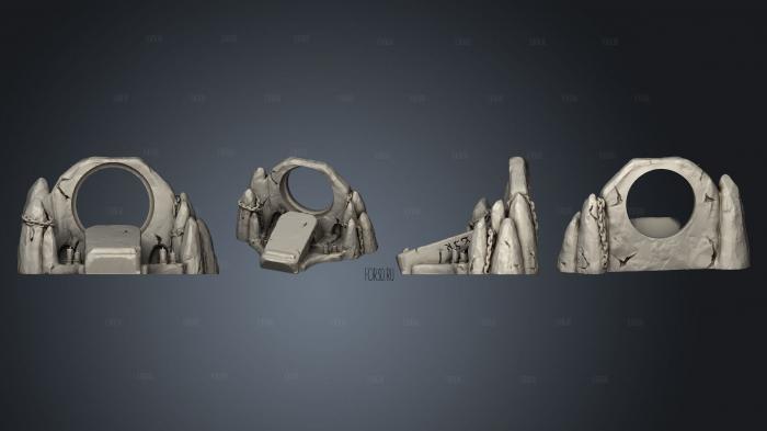 Sacrificial Altar v 2 3d stl for CNC