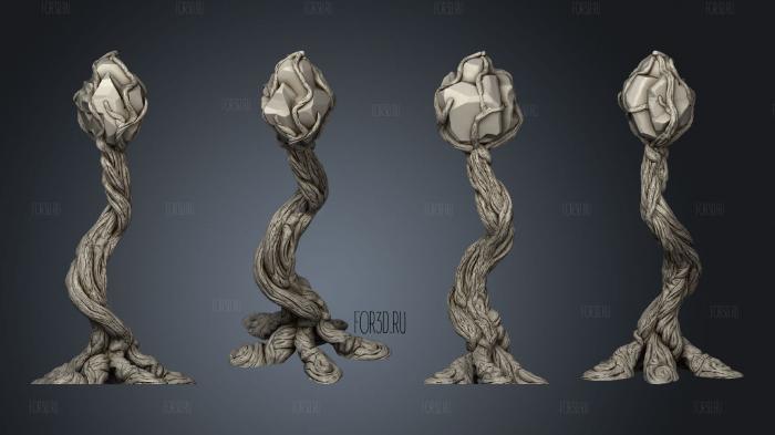 Scatter Terrain Light v 02 3d stl for CNC