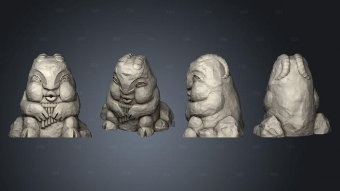 Scatter Terrain Statue v 02 3d stl for CNC