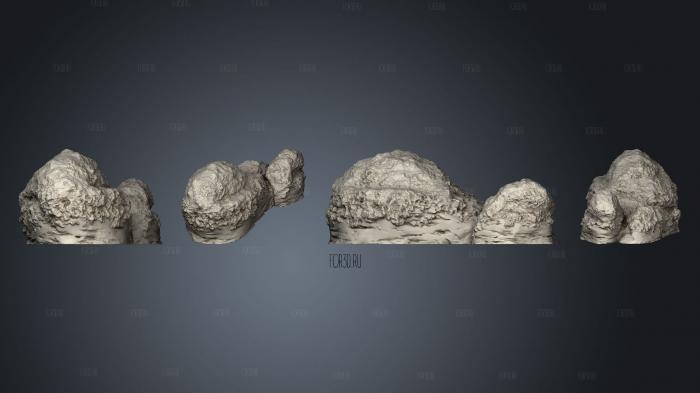 Scatter Terrain Stone DD v 02 3d stl for CNC