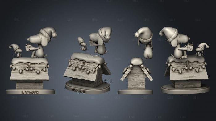 Snoopy 3d stl for CNC