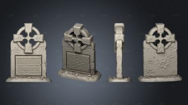 spirit gravestone V 1 stl model for CNC