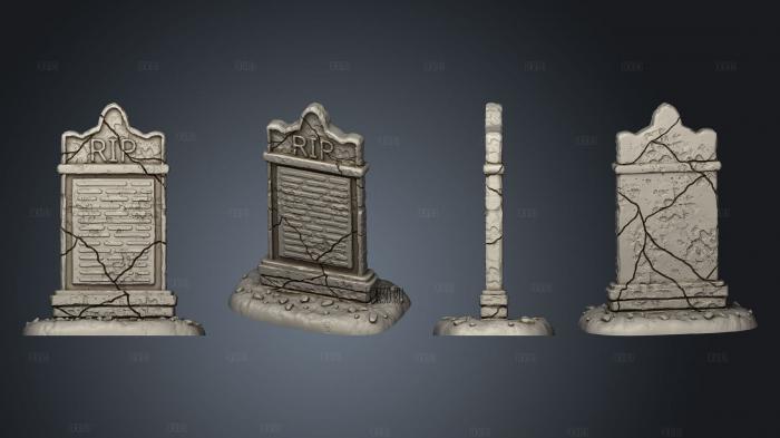 spirit gravestone V 5 3d stl for CNC