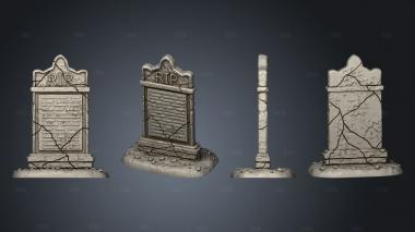 spirit gravestone V 5 stl model for CNC