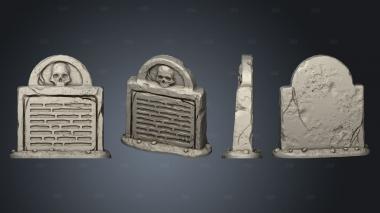 spirit gravestone V 9 stl model for CNC