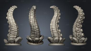 6 TH STRETCH GOAL TENTACLE 2 001 stl model for CNC