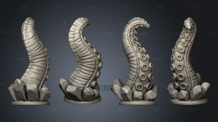 6 TH STRETCH GOAL TENTACLE 2 003 3d stl for CNC