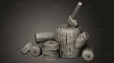 Костры и Разводка Дров для Костра 3d stl модель для ЧПУ