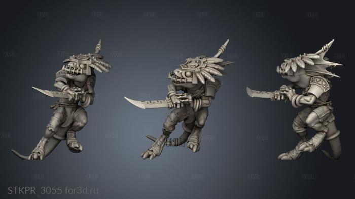 Brute Fun Lizardmen Lizen Stars SKINK STAR PELT 3d stl for CNC