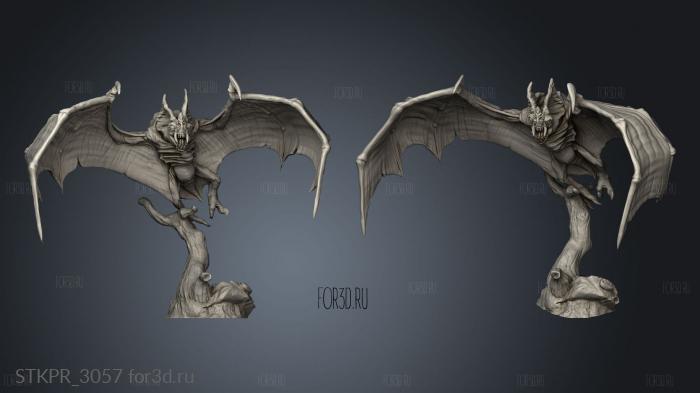 Flying Terrors Terror 3d stl for CNC