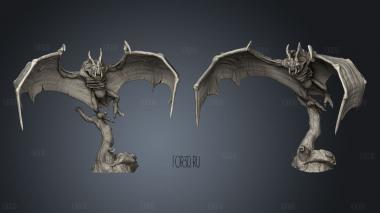 Flying Terrors Terror stl model for CNC