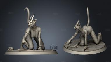 A Dance With The Vampires and Blood Cat Vampire ve stl model for CNC