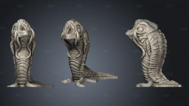 A DEN ALIEN EVIL DELIVERABLES PROPS Larvae stl model for CNC