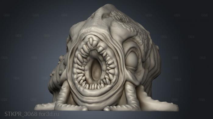 A DEN ALIEN EVIL DELIVERABLES PROPS Larvae 3d stl for CNC