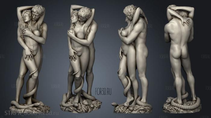 adam and eve 3d stl for CNC