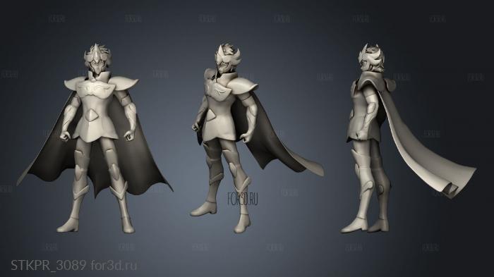 adura dorada leo richard carreno aioria saint seiya 3d stl for CNC