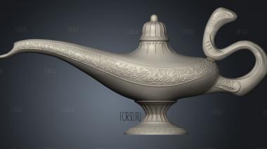 Aladdin Magic Lamp stl model for CNC