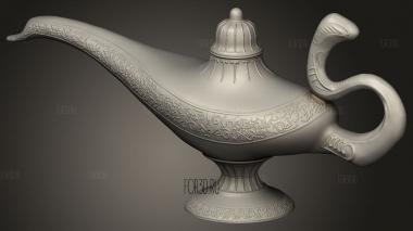 Волшебная Лампа Аладдина 3d stl модель для ЧПУ