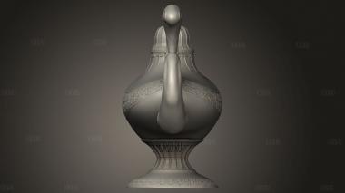 Волшебная Лампа Аладдина 3d stl модель для ЧПУ