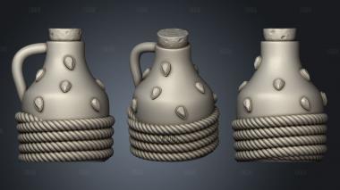 Alchemists Carafe stl model for CNC