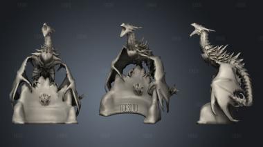 Alduin stl model for CNC