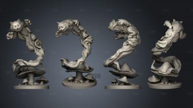 alice the wishmaster cat stl model for CNC