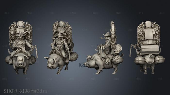 Allarian Guild Leader 3d stl for CNC