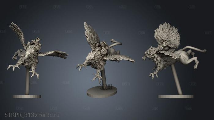 Alliance gryphon 3d stl for CNC