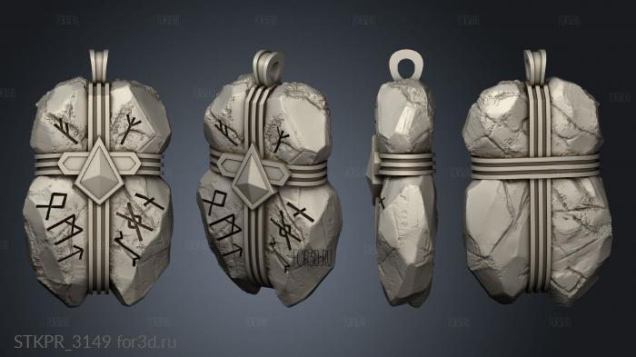 Amulet the Old Scripture 3d stl for CNC