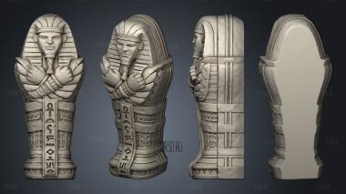 Ancient Undead Terrain Sarcophagus stl model for CNC