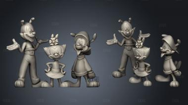 Animaniacs all stl model for CNC