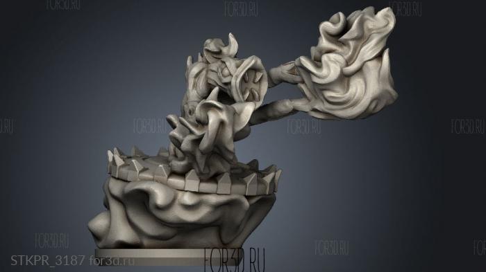 Ankylo Daemon Disc Riders 3d stl for CNC