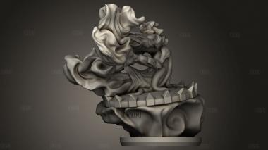 Дисковые Гонщики Демон Анкило 3d stl модель для ЧПУ