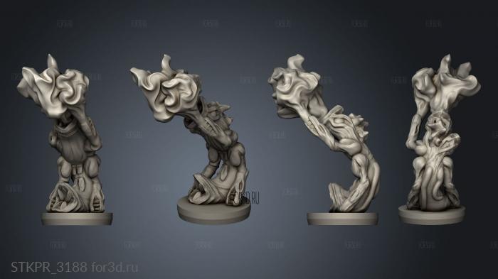 Ankylo Daemon Flame Splitter 3d stl for CNC