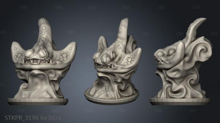 Ankylo Daemon 3d stl for CNC