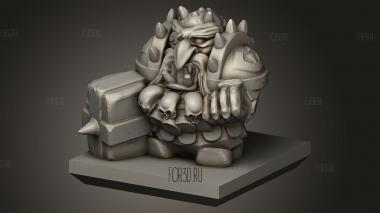 Анкило Магма Дварф-Воин,Чемпион 3d stl модель для ЧПУ
