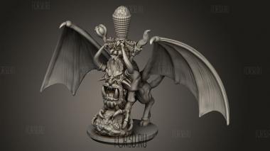 Анкило Магматический Колдун на Ламмасу 3d stl модель для ЧПУ