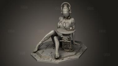 Предвкушение кибер-релакса 3d stl модель для ЧПУ