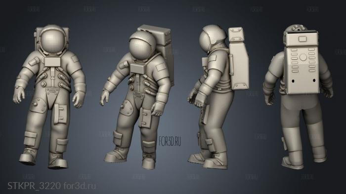Apollo Astronaut Multi Colour Helmet 3d stl for CNC