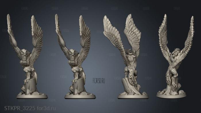 Plains harpy easy slip 3d stl for CNC