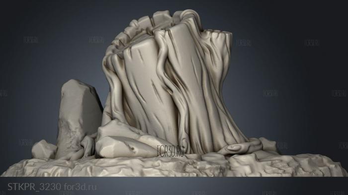 Plains treeb 3d stl for CNC