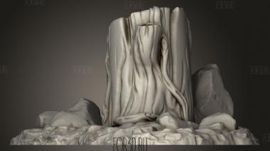 Равнинное дерево 3d stl модель для ЧПУ