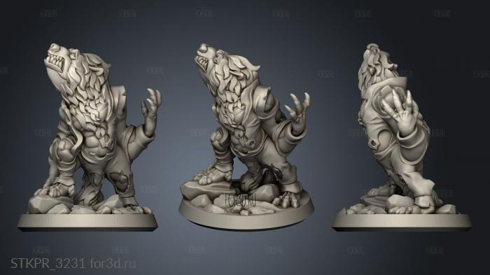 Plains wolfman easy slip 3d stl for CNC