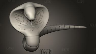 АРБОК гибкий С изогнутым язычком 3d stl модель для ЧПУ