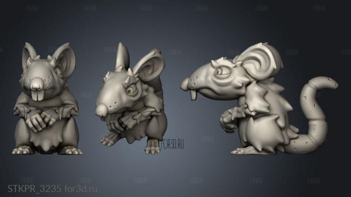 Arcadian Second Wave ect rat 3d stl for CNC