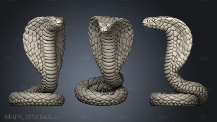 Art Cobra 3d stl for CNC